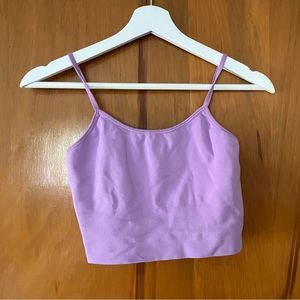 Purple H&M Athleisure Sculpting Tank Top